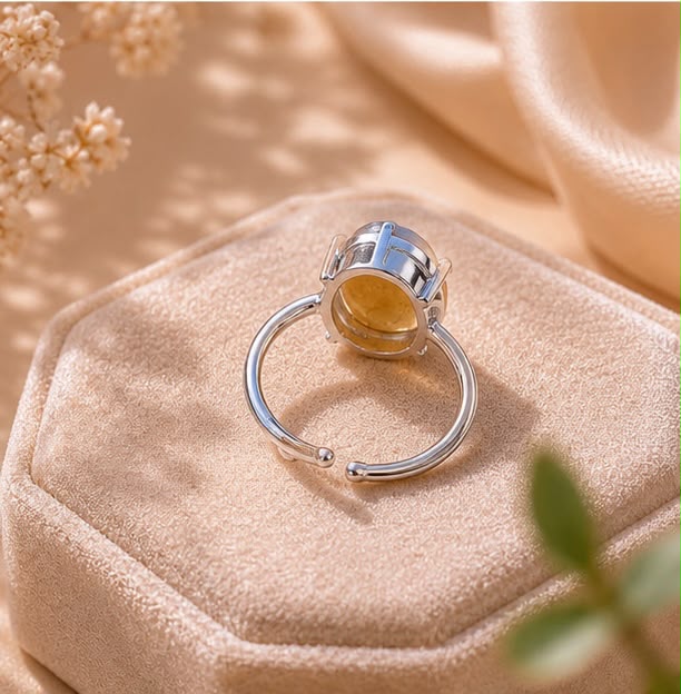 Prosperity Citrine Ring