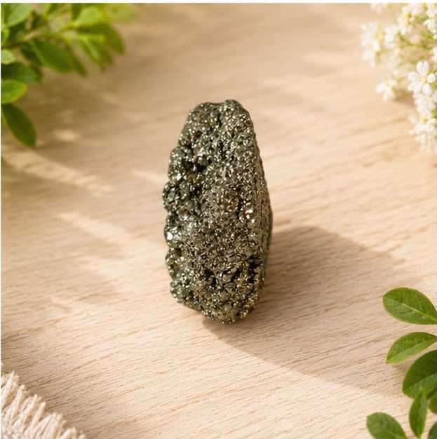 Raw Pyrite Cluster for Abundance & Prosperity