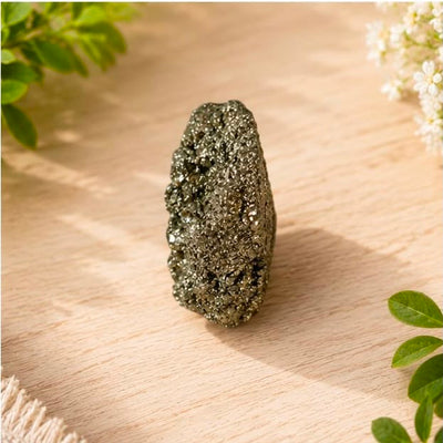 Raw Pyrite Cluster for Abundance & Prosperity