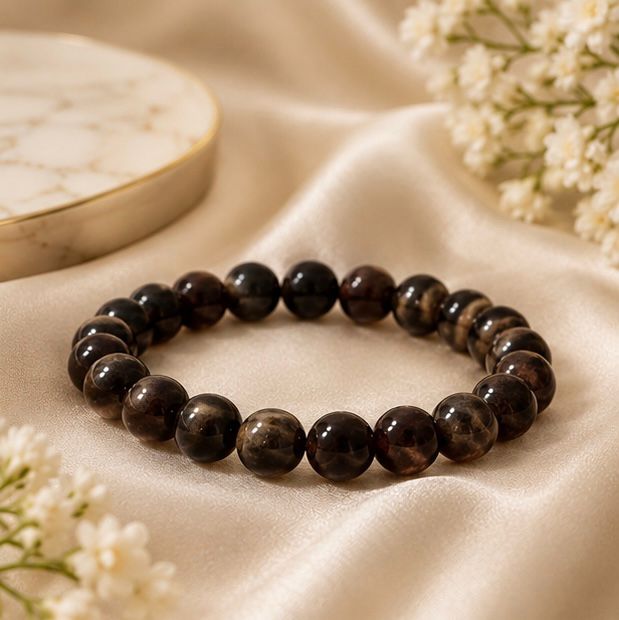 smoky quartz bracelet